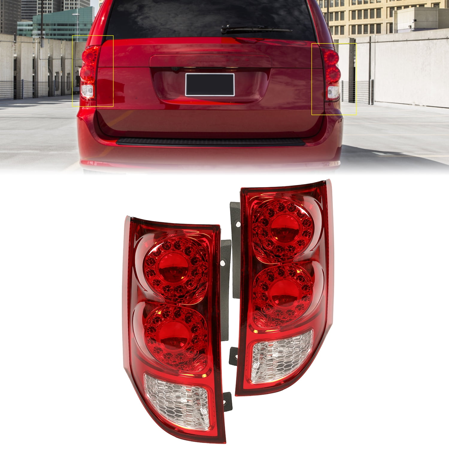 Kojem Tail Light Lamp for 2011-2020 Dodge Grand Caravan Assembly