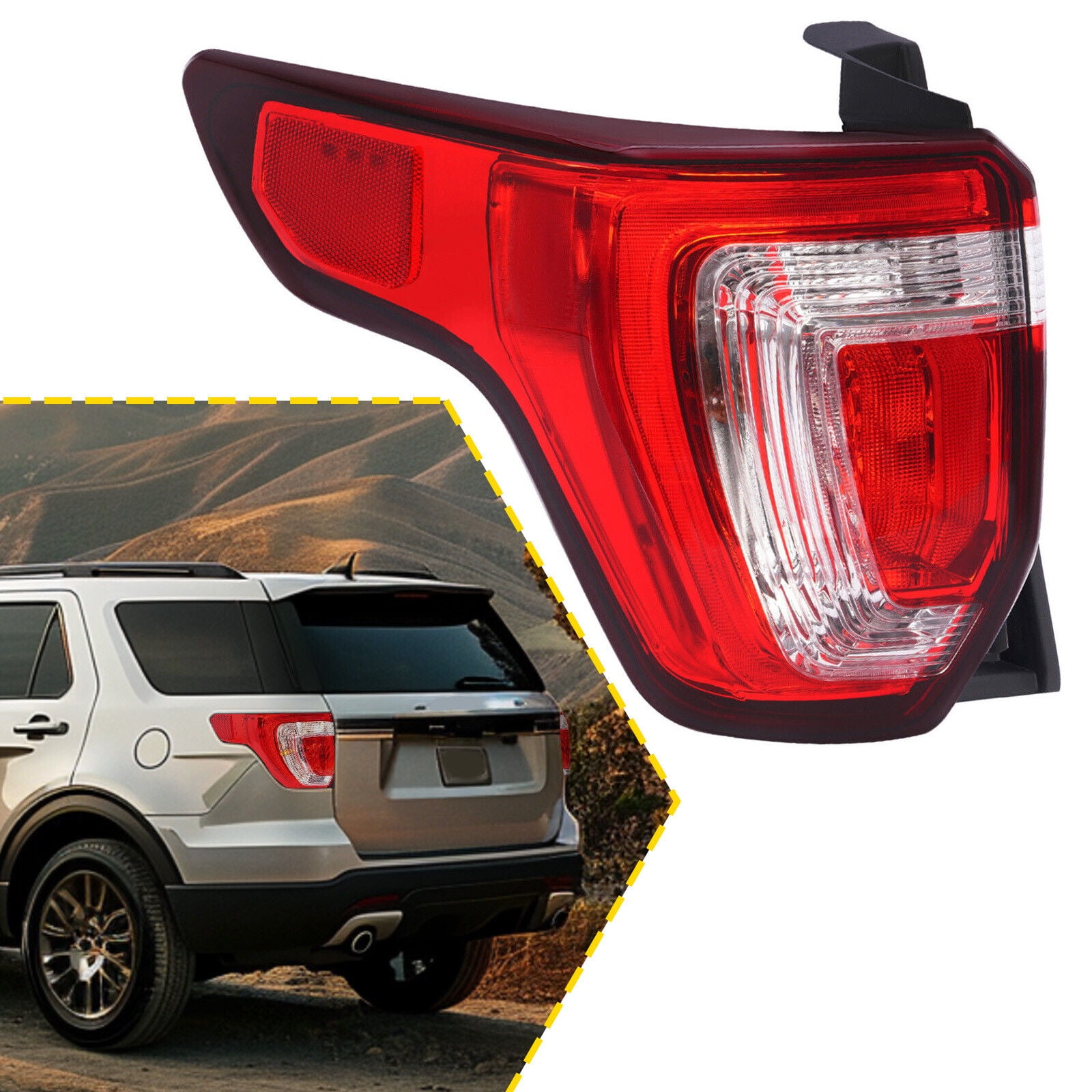 Kojem Tail Light Rear Brake Lamp Left Driver Side for 2016-2019 Ford ...
