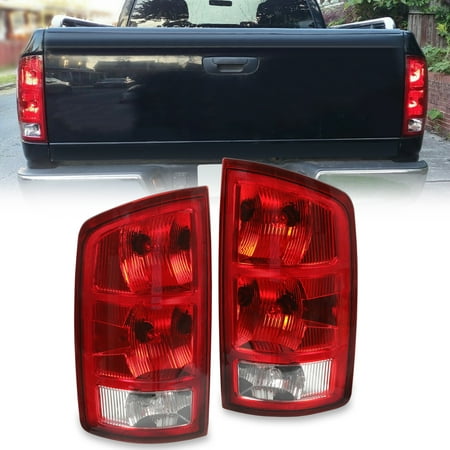 Kojem Tail Light Turn Signal Light Lamp for 2002-2006 Dodge Ram 1500 2500 3500 Pickup Truck 55077347AF 55077348AF