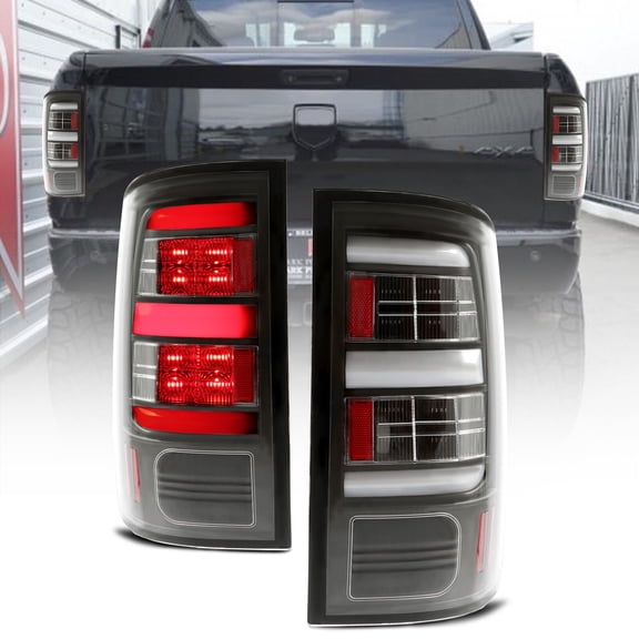 Kojem Taillights Tail Lights Rear Lamps for 2009-2018 Dodge RAM 1500 2500 3500 Driver & Passenger Side Pair Clear Lens