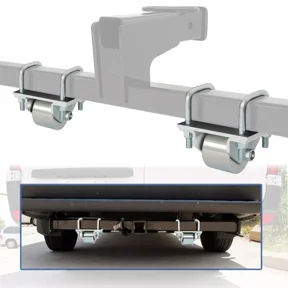 Kojem Trailer Hitch Mount Roller Universal Fits 2.5" Hitch Bars for Travel Trailer Fifth Wheel Rv Receivers Trailer Towing Hitch Rollers