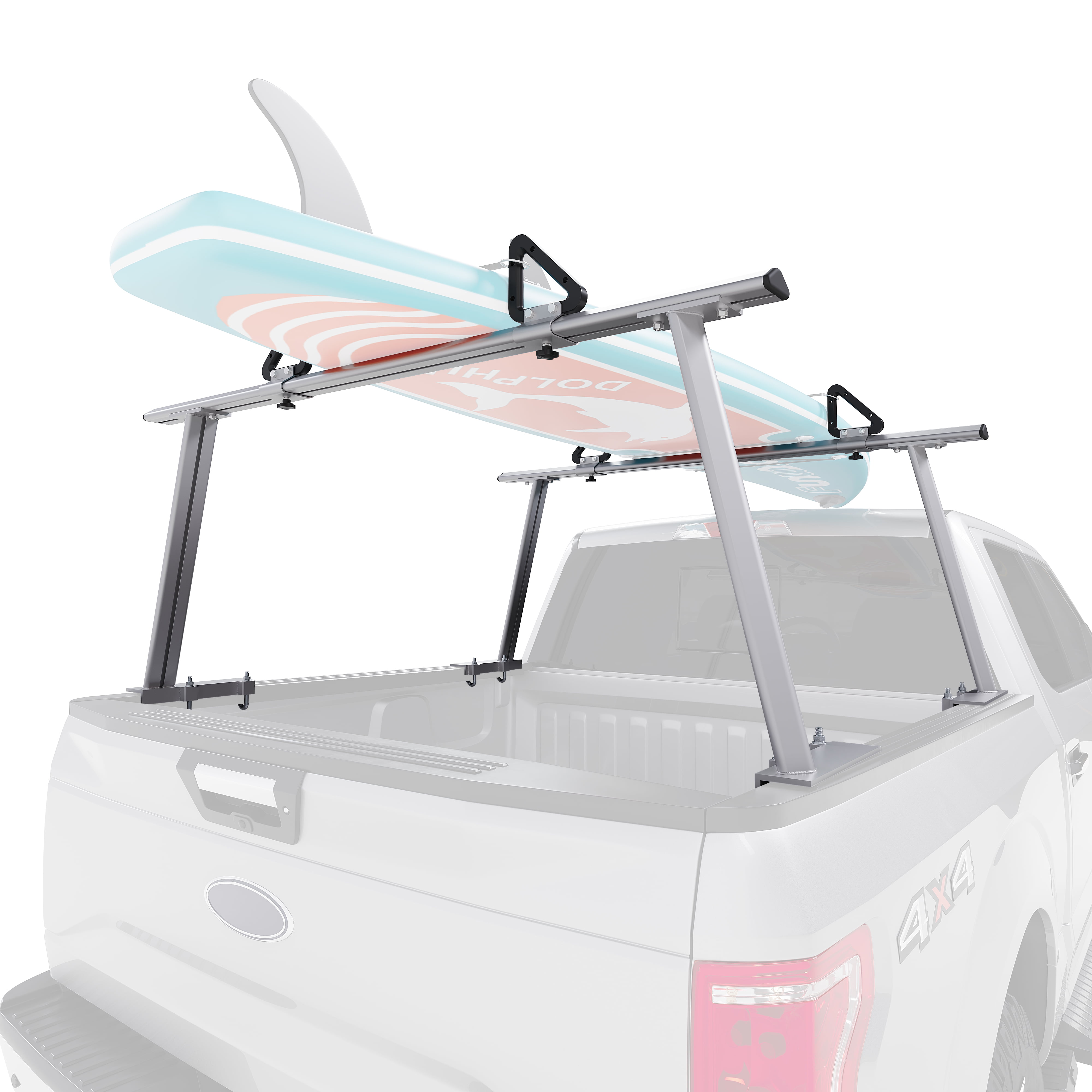Lumber Rack Extendable Truck Ladder Rack - 800 Lbs Capacity, Adjustable ...