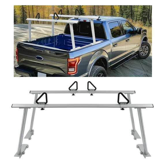 Kojem Truck Ladder Rack Universal Extendable Pick-Up Bed Cargo Rack 1,000 lbs Capacity