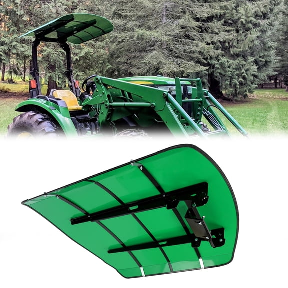 Kojem Tuff Top Tractor Canopy for ROPS 52" X 52" - Green - Will Add About 4'' to The Height of The Tractor