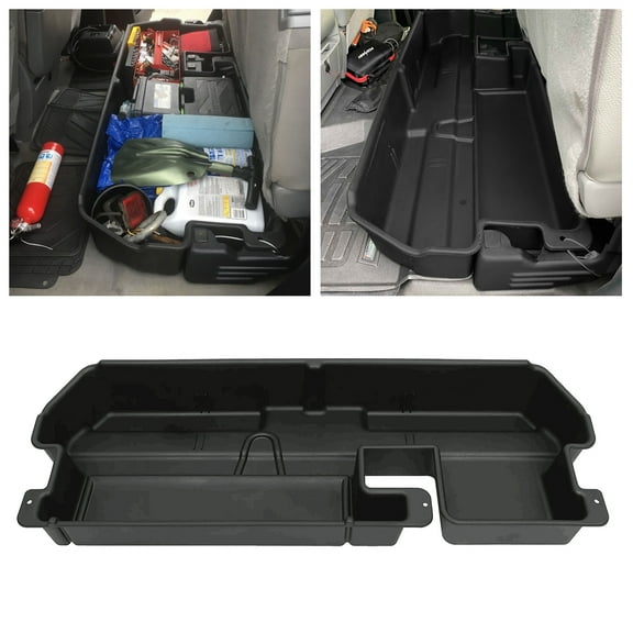 Kojem Underseat Storage Box Compatible with 2007-2021 Toyota Tundra Double Cab without Subwoofer
