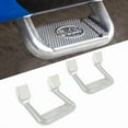 thumbnail image 1 of Kojem 2 Pcs Universal Side Step Compatible with 1967-2020 Chevy Chevrolet GMC Ford Isuzu Mitsubishi Dodge Jeep Nissan Toyota Mazda Side Hoop Step Polishing Silvery Aluminum, 1 of 14