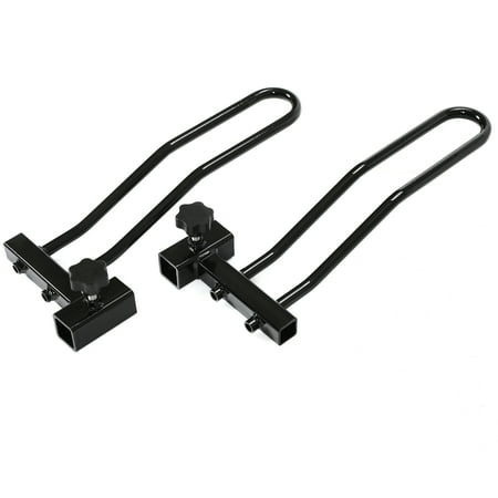 Kojem Universal Electric Bike Carrier Rack Hitch Rear Mounted Bicycle Platform Style for Trucks SUVs Fits Up to 80lbs Capacity - Max 3.25 In. Tire Carrier Rack