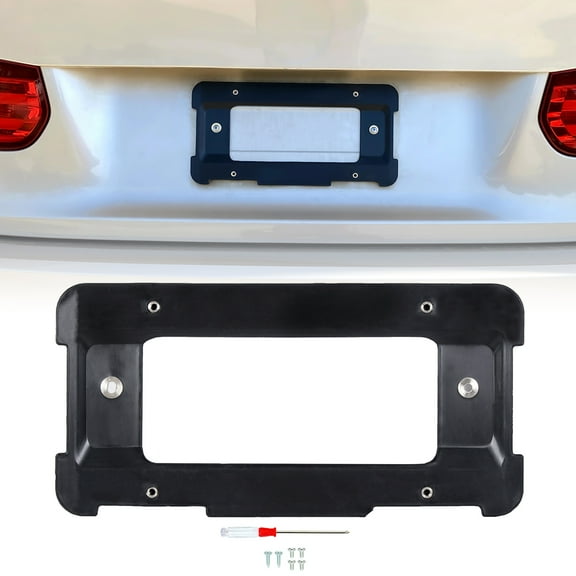 Kojem Universal Rear License Plate Holder Bracket for BMW Mount Frame Tag Base W/ Screws