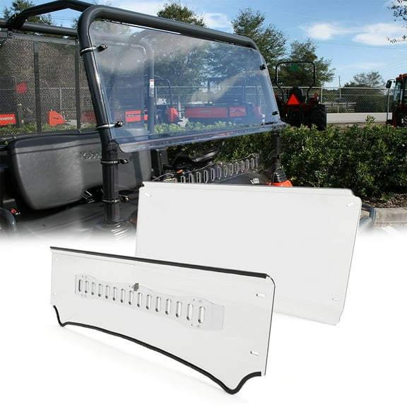 Kojem Vented Windshield Full Clear Windscreen for Kubota RTV 900 900XT 900XTG