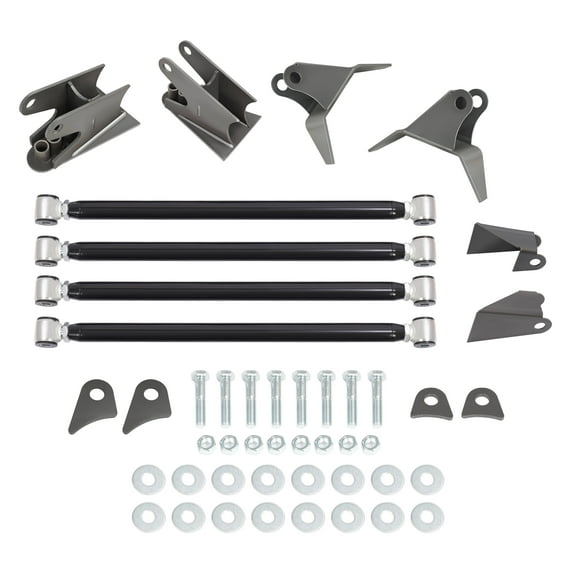 Kojem Weld On Suspension 4 Link Kit 3.25" Axle Triangulated Bar Rear Suspension Kit