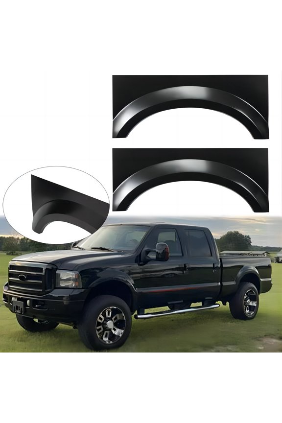 Wheel Arch Bed Repair Quarter Panel Patch Upper Rear Driver&Passenger Side for 1999-2007 Ford F250 F350 F450 F550  Pickup-One Pair