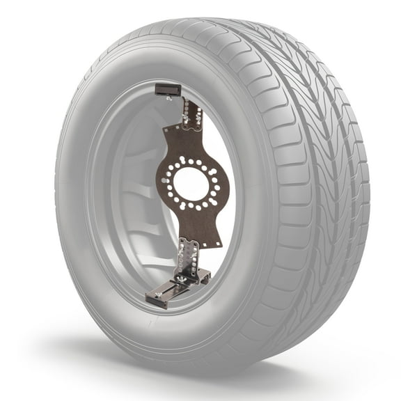 Kojem Wheel Fitment Tool Simulator Fit 14 to 22 in Wheel Diameters and 7 to 17 in Wheel Widths, 5-Lug Wheel Bolt Pattern Size Measuring Mockup Tool