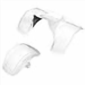 Kojem White Abs Plastic Fender Compatible with 1978-1985 Honda Atc70 Mudguard Mud Flaps Fender Protector White 2pcs 1978-1985