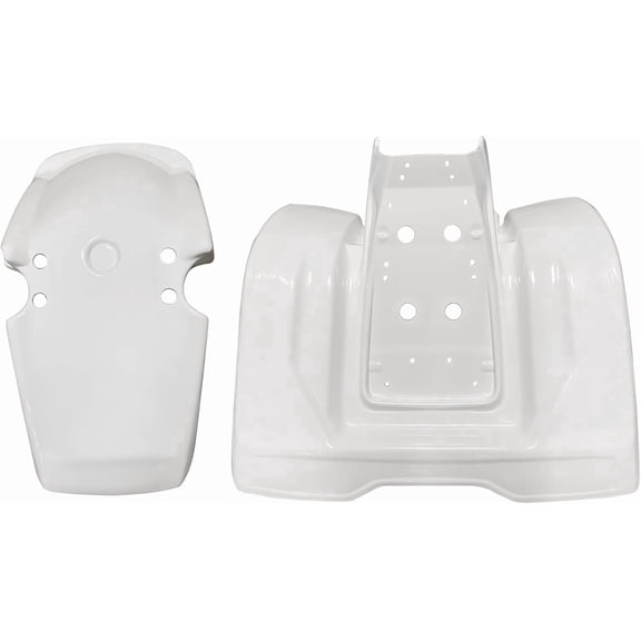 Kojem White Plastic Fender Compatible with 1983 1983-1985 Replacement For Atc200x
