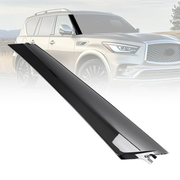 Kojem Windshield A-Pillar Molding Trim Panel for 2011-2013 Infiniti QX56 2014-2023 QX80 2017-2022 Nissan Armada Replaces 76836-1LA0A 76836-6JR0A Right Side