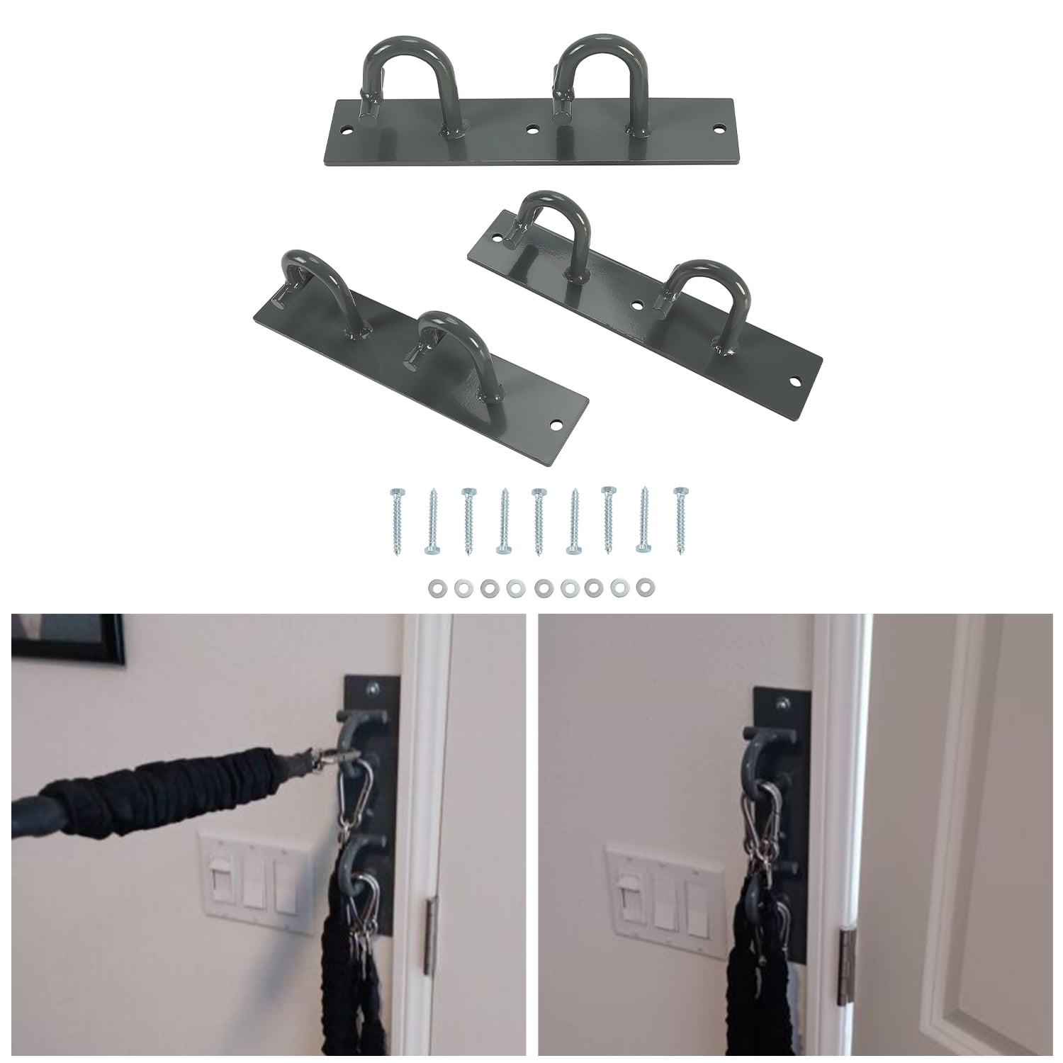 Wall hooks best sale for exercise bands