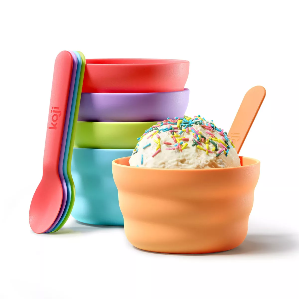 Koji Ice Cream Bowls and Spoons Walmart