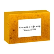 Kojic Acid Soap for Hyperpigmentation Dark Spots, Turmeric Soap Bar Skin Brightening Soap with Tea Tree Oil, Shea Butter, Coconut Oil and Vitamin C, Women Mens Bar Soap for Face Body
