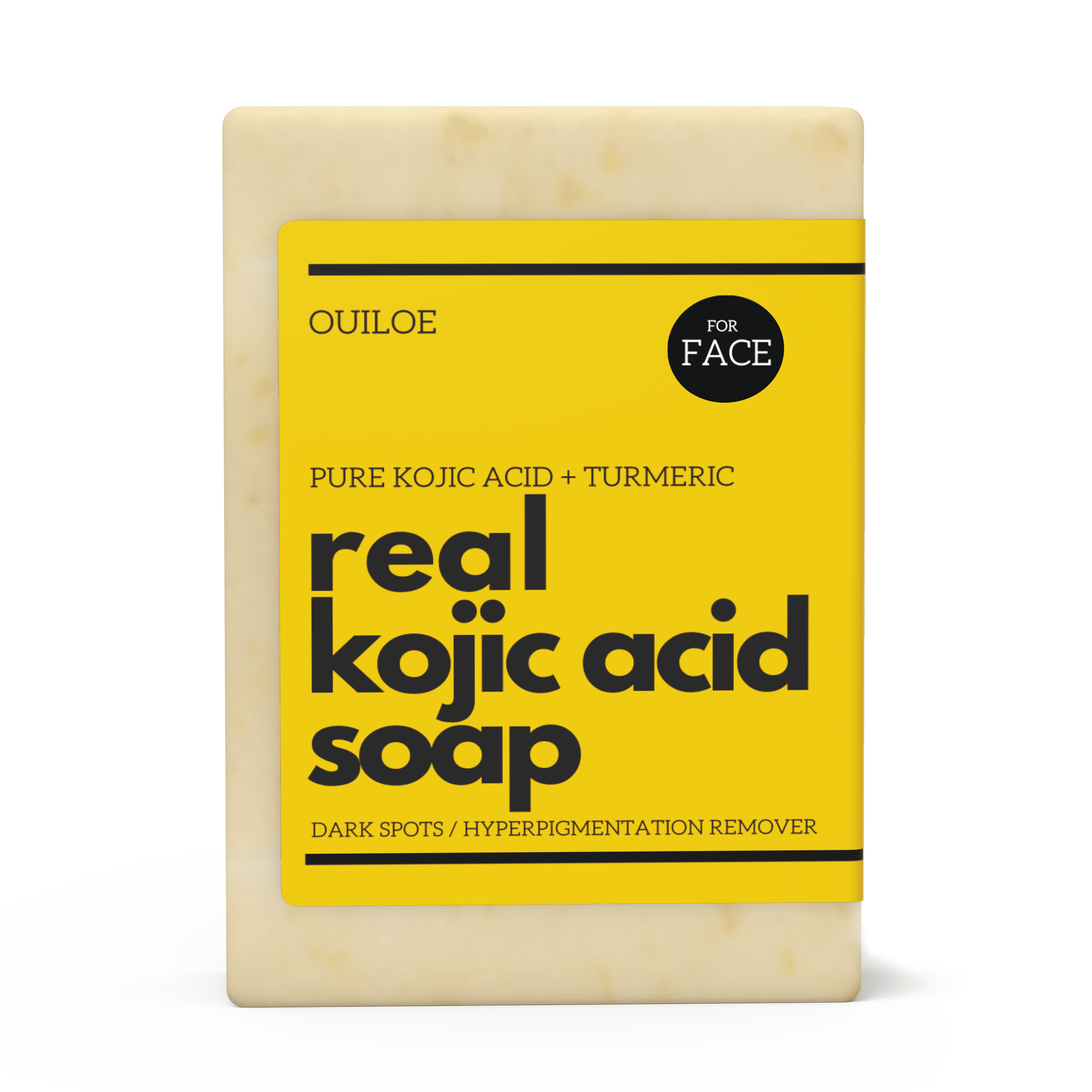 Kojic Acid Turmeric Bar Soap Dark Spot Remover for Face