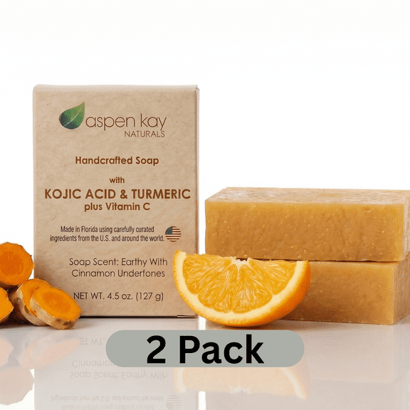 Kojic Acid & Turmeric - 2 Pack Bar Soap