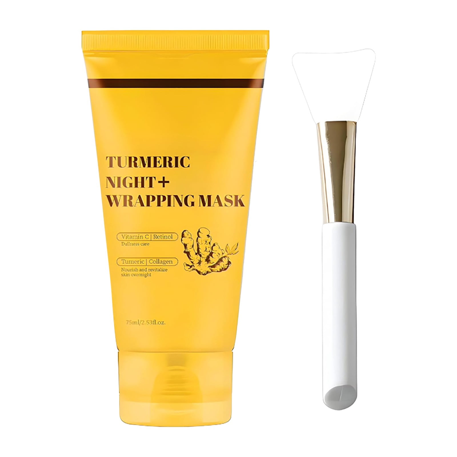 Kurkuma Collagen Overnight Wrapping Maske – Mit Kojic Acid, Aufhellend & Feuchtigkeitsspendend