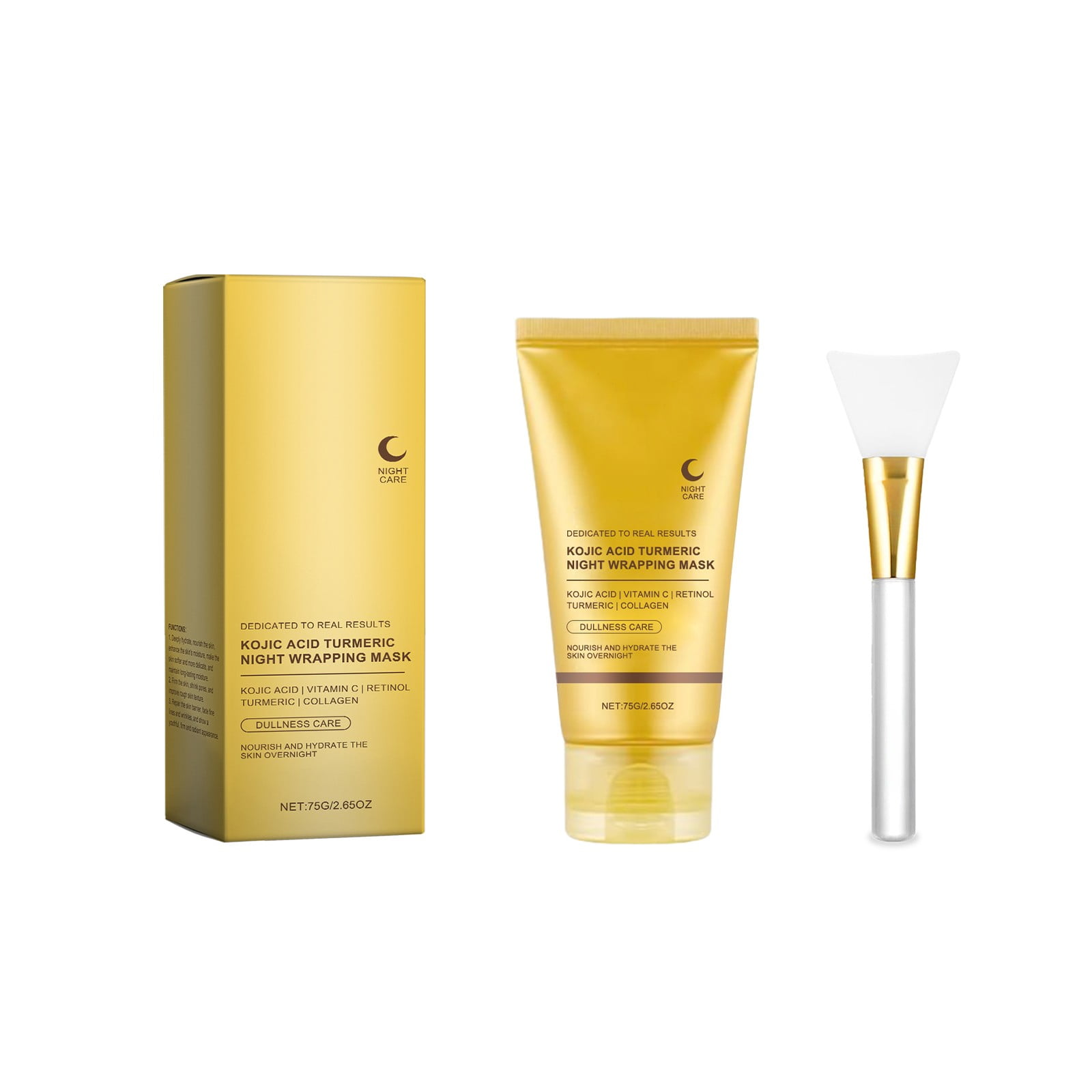 Kojic Acid Turmeric Night Wrapping Mask by Medicube – Korean Cosmetics Kojic Acid Turmeric Night Wrapping Mask by Medicube – Korean Cosmetics