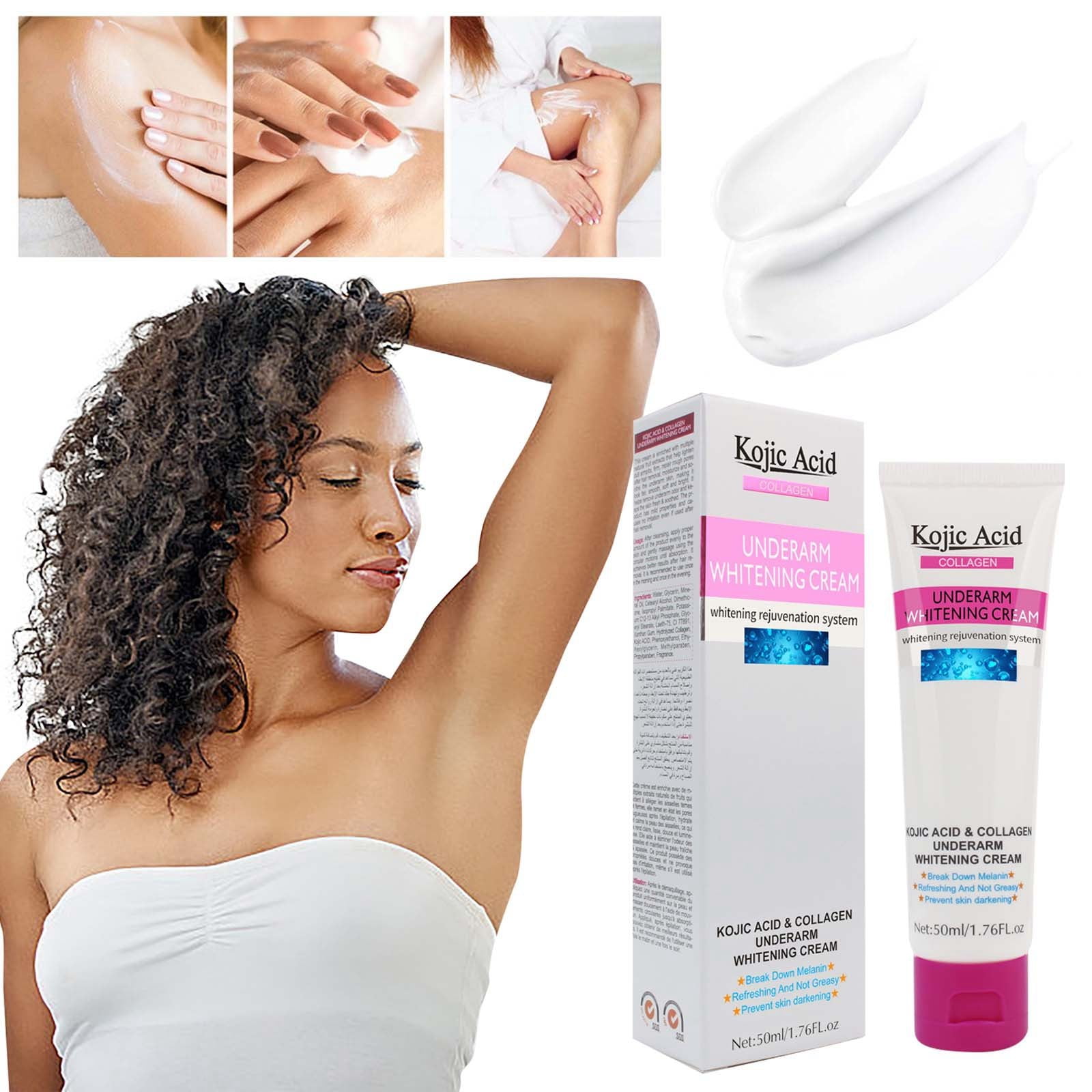 Kojic Armpit Underarm Moisturizing Antiperspirant Body Exfoliating Hand