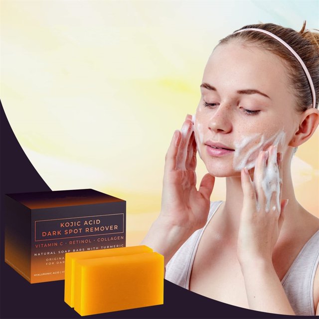 Kojic Soap And Dark Contains Vitamin C Vitamin E Collagen Moisturizing