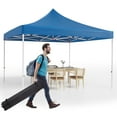 thumbnail image 1 of Kojooin 10x10 FT Pop Up Canopy - Heavy Duty Party Tent with Mosquito Netting and Roller Bag, 1 of 6