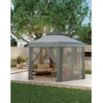 Kojooin 13 x 13 Ft Pop Up Hexagonal Gazebo,Outdoor Canopy Shelter,Pop ...