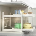 thumbnail image 1 of Kojooin 2 Tier Pull out cabinet organizer, Cabinet Pullout Shelf, Carbon Steel Under Sink Organizer for Home, Kitchen, Pantry, Office, Bathroom, 1 of 6