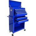 thumbnail image 1 of Kojooin 2-in-1 Steel Tool Chest with 8 Drawers – Lockable Rolling Tool Cabinet Storage Box for Garage, Workshop, Warehouse, Home, 1 of 7