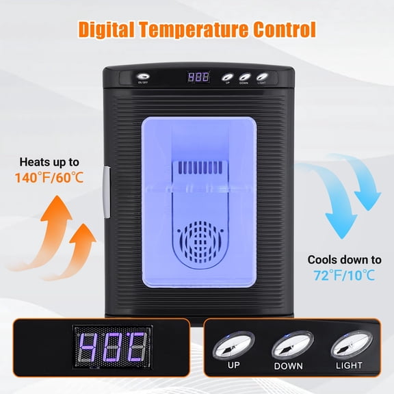 Kojooin 25 L Laboratory Incubator, Portable Reptile Science Laboratory Incubator, Digital Temperature Controlled 10°c-60°c (72°f to 140°f)