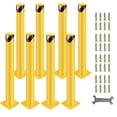 thumbnail image 1 of Kojooin 4-Pack Steel Parking Bollards – Safety Barrier Poles for Traffic Control, Driveway Protection & Crowd Management, 1 of 7