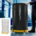 thumbnail image 1 of Kojooin 55 Gal Heavy Duty Drum Dolly - 1000Lbs Capacity, 4" Swivel Casters, Steel Frame, Non-Tipping for Warehouse/Barrel/Trash Can, 1 of 8