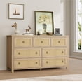 thumbnail image 1 of Kojooin 7-Dresser for Bedroom - Natural Rattan Style Storage for Nursery, Living Room, 1 of 7
