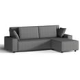 thumbnail image 1 of Kojooin 96 Inches Large Stripe Corduroy Sectional Sofa, L Shaped Modern Corduroy Couch with Side Chaise, Comfy Sofa Couch with Deep Chaise for Living Room, Apartment, Mall, 1 of 8