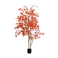 thumbnail image 1 of Kojooin Artificial Maple Tree, Large Faux Tree Soft Silk Autumn Maple Decorative Plant with Plastic Pot for Party Home Living Room Decoration Thanksgiving Harvest, 1 of 7