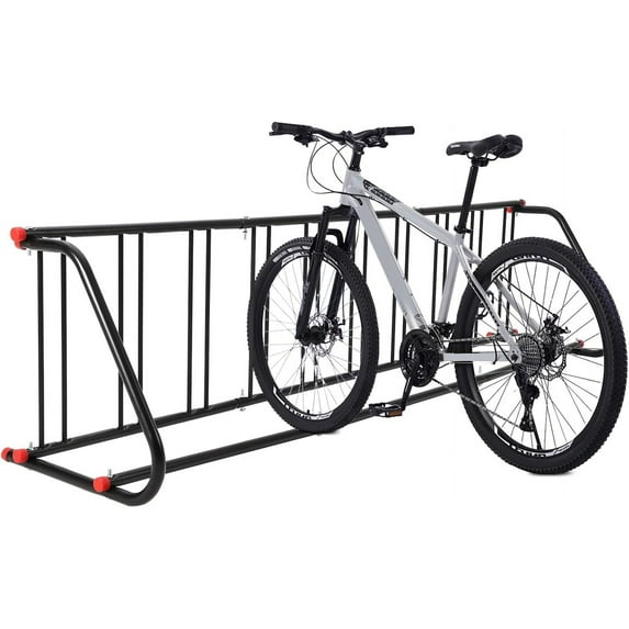 Kojooin Commercial Floor Bike Rack Stand Heavy Duty,Steel Outdoor Bike Rack for Garages,Stores,Schools,Solid & Easy to Assemble