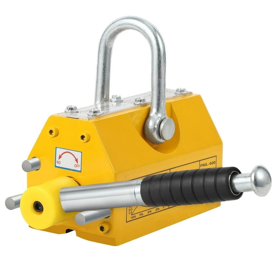 Kojooin Permanent Lifting Magnet with Release – Heavy Duty Magnetic Lifter for Steel Plates, Boards, and Round Bars