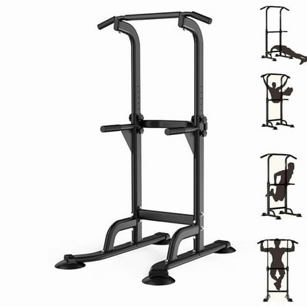 Kojooin Pull Up Bar Power Tower – Adjustable Free Standing Pull-Up/Dip/Push-Up Station, Multi-Function Home Gym Equipment for Adults & Teens