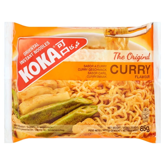 Koka Instant Noodles Curry Flavour 85G, Imported from Britain