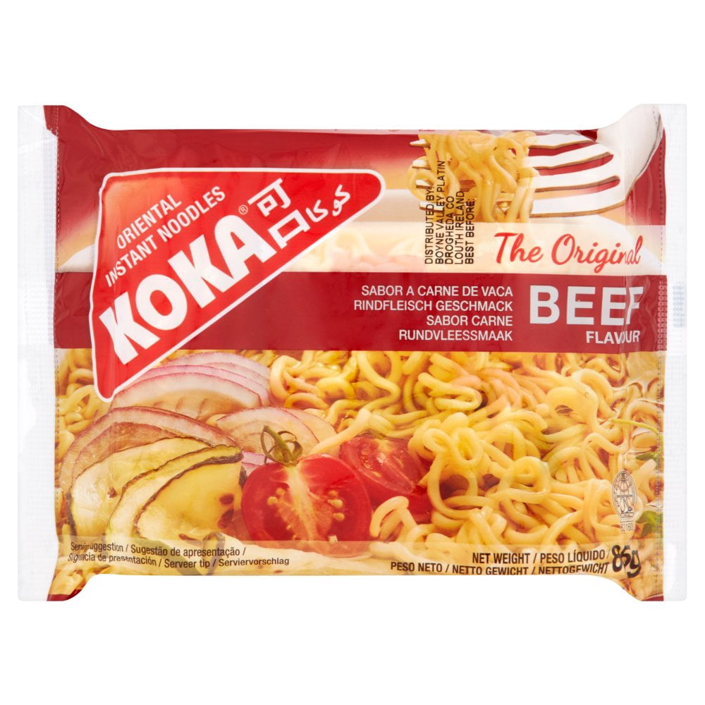 Koka The Original Beef Flavour Oriental Instant Noodles 85g (pack of 30)