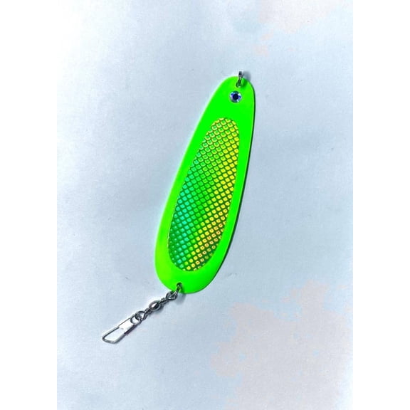 Kokanee Dodger: uv "GREEN MAMBA"