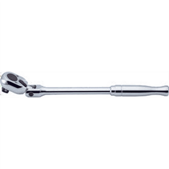 Ko-ken USA 4774P-450 1/2 Sq. Dr. Ratchet Handle 24 teeth Flexible Head Length 450mm Polished Handle