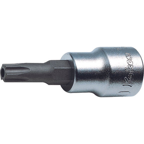 Koken 3025.50-T50H 3/8 Sq. Dr. Bit Socket TORX T50H Tamper Resistant