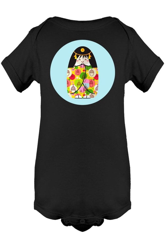Kokeshi Doll With Acorns Bodysuit Infant -Image by Shutterstock,  24 Months