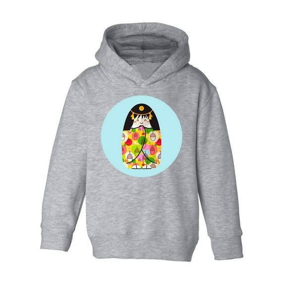 Kokeshi Doll With Acorns Hoodie Toddler -Image by Shutterstock, 2 Toddler