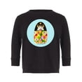 thumbnail image 1 of Kokeshi Doll With Acorns Long Sleeve Toddler -Image by Shutterstock,  4 Toddler, 1 of 4