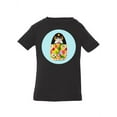 thumbnail image 1 of Kokeshi Doll With Acorns T-Shirt Infant -Image by Shutterstock,  12 Months, 1 of 4